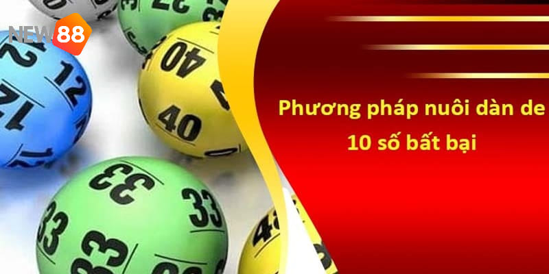 Cách tạo dàn đề 10 số hiệu quả