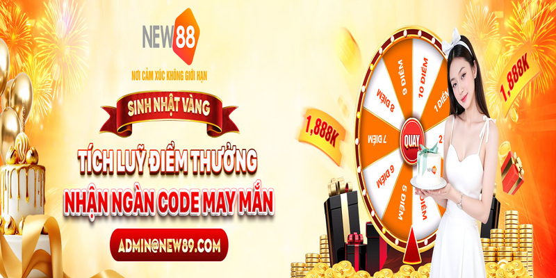 NEW88 Tích Lũy Điểm Thưởng – Nhận Ngàn Code May Mắn